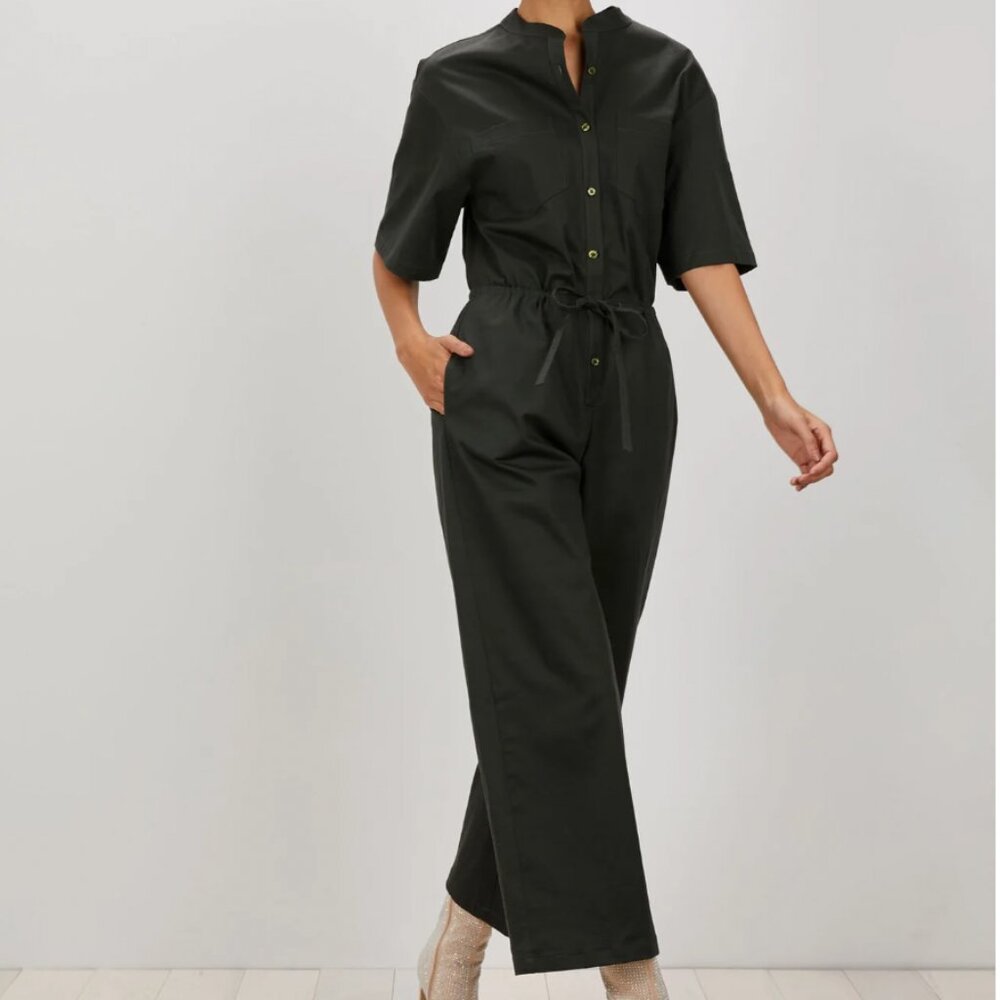 The Kit - Issa Jumpsuit NWOT Slate Green Sz S